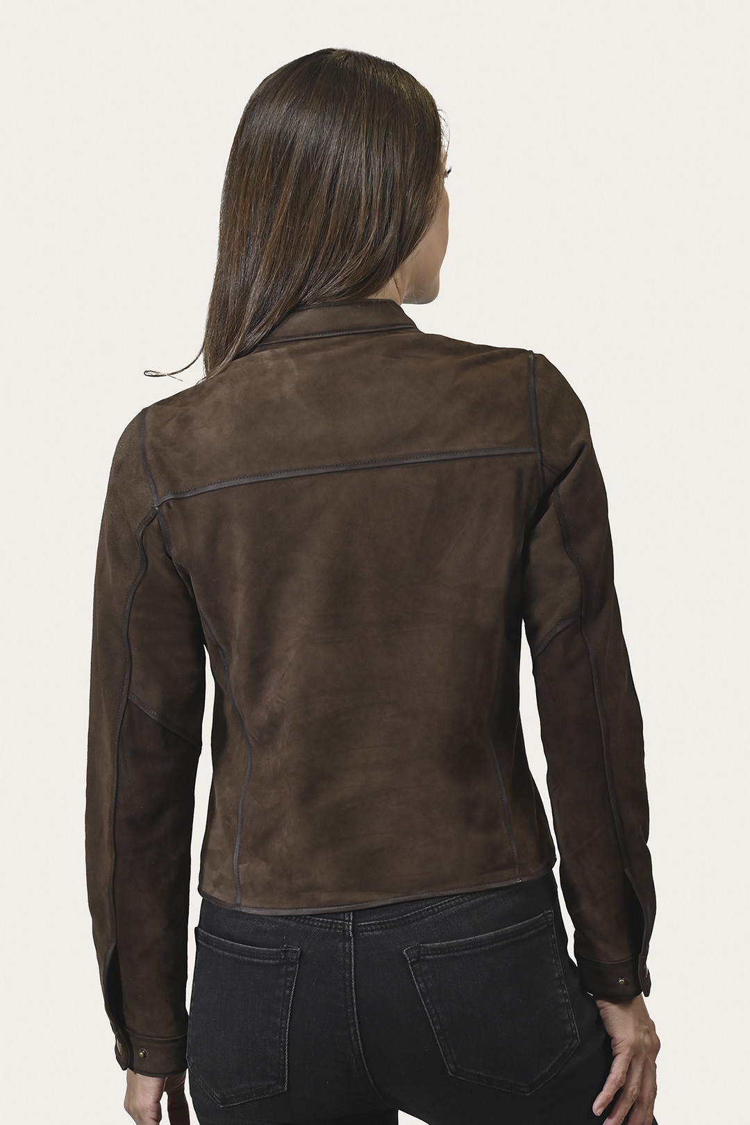 Dark Brown Leather Jackets Frye Women’s Dark Brown Cassidy Aged Lamb Leather Biker Jacket