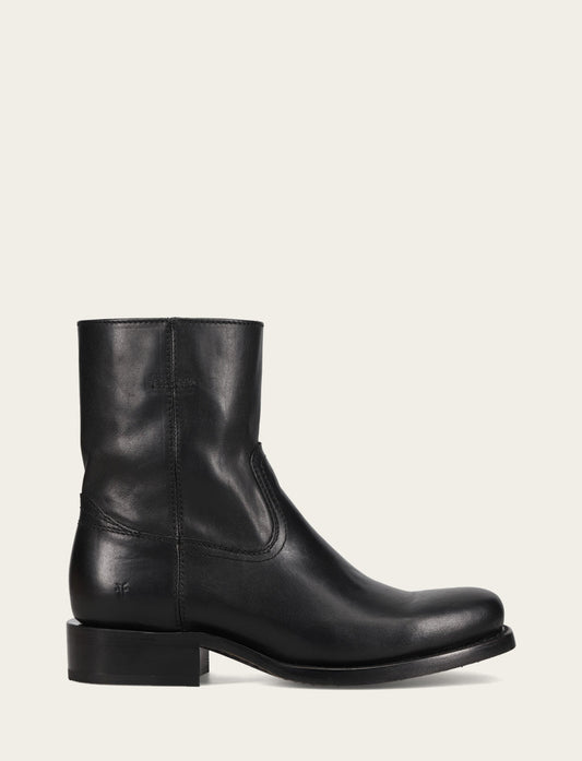 Black Boots Frye Men's Black Campus Inside Zip Boot
