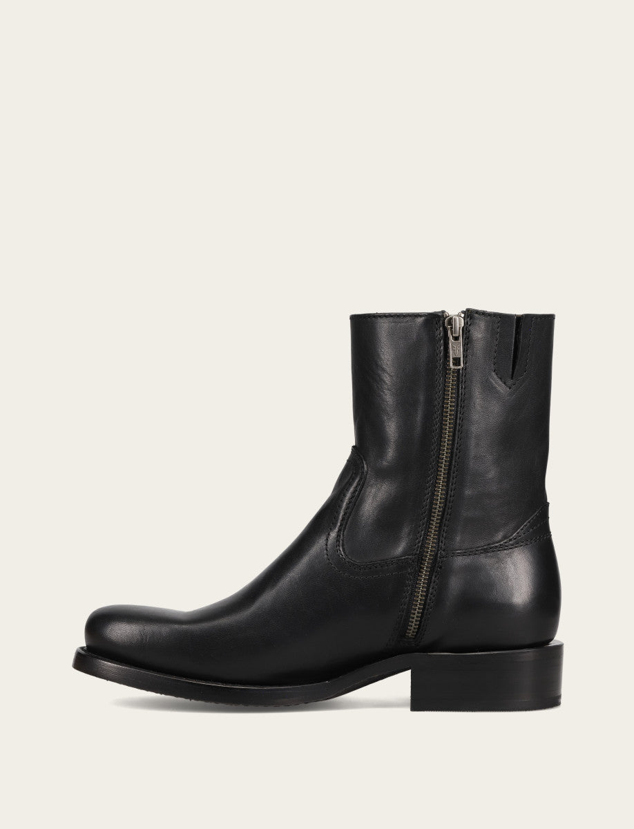 Black Boots Frye Men's Black Campus Inside Zip Boot