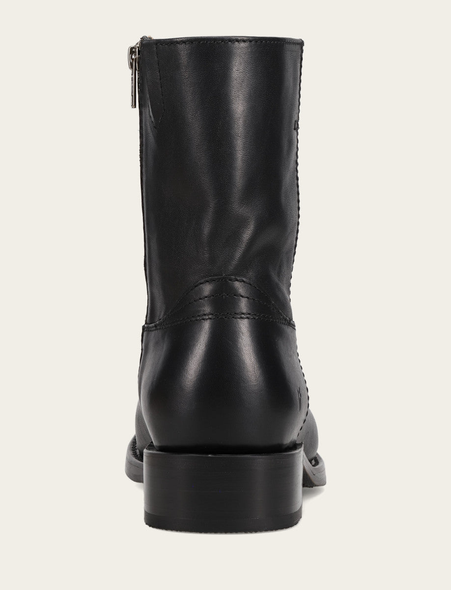 Black Boots Frye Men's Black Campus Inside Zip Boot