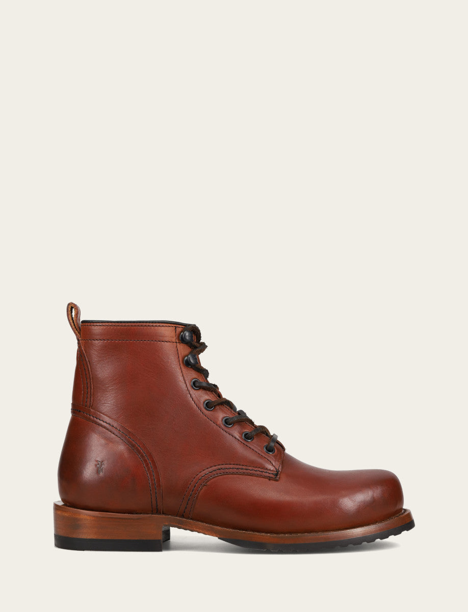 Whiskey Boots Frye Men's Whiskey Hudson Workboot Plain Toe Boot