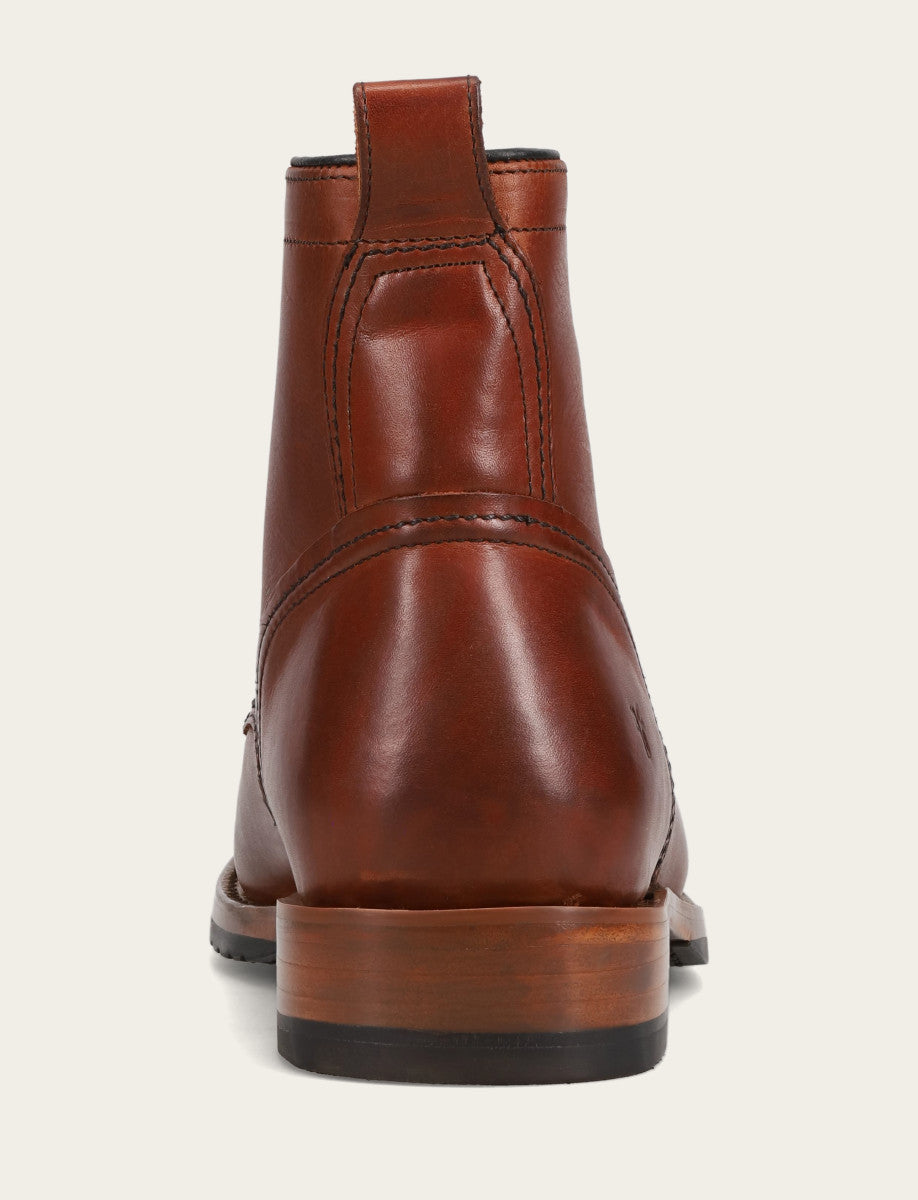Whiskey Boots Frye Men's Whiskey Hudson Workboot Plain Toe Boot