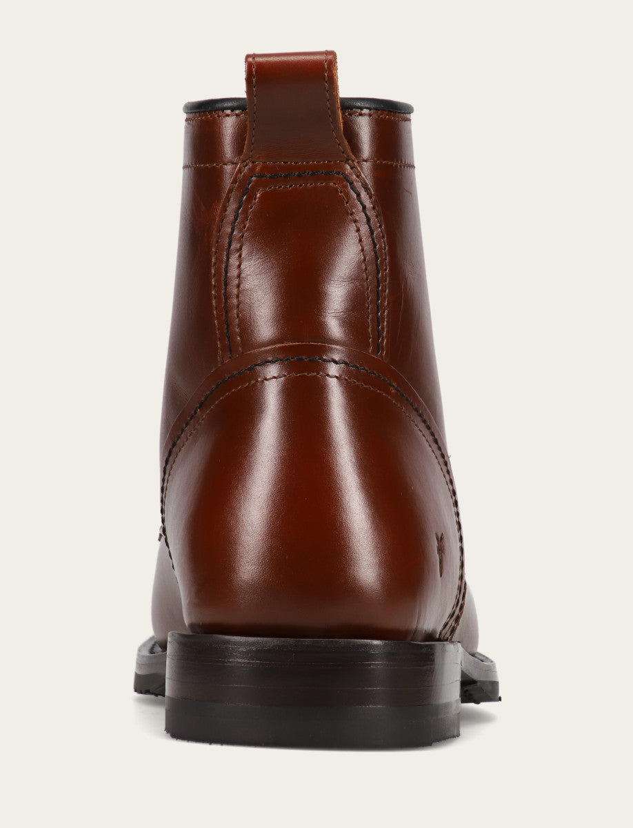Mahogany Boots Frye Men's Mahogany Hudson Workboot Plain Toe