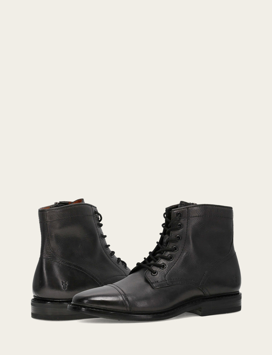 Black Boots|Casual Frye Men's Black Paul Mid Lace Boot