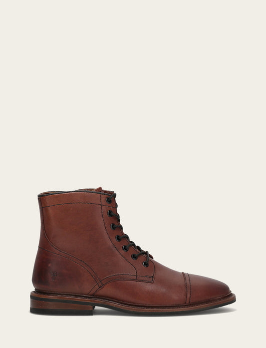 Brown Boots|Casual Frye Men's Brown Paul Mid Lace Boot