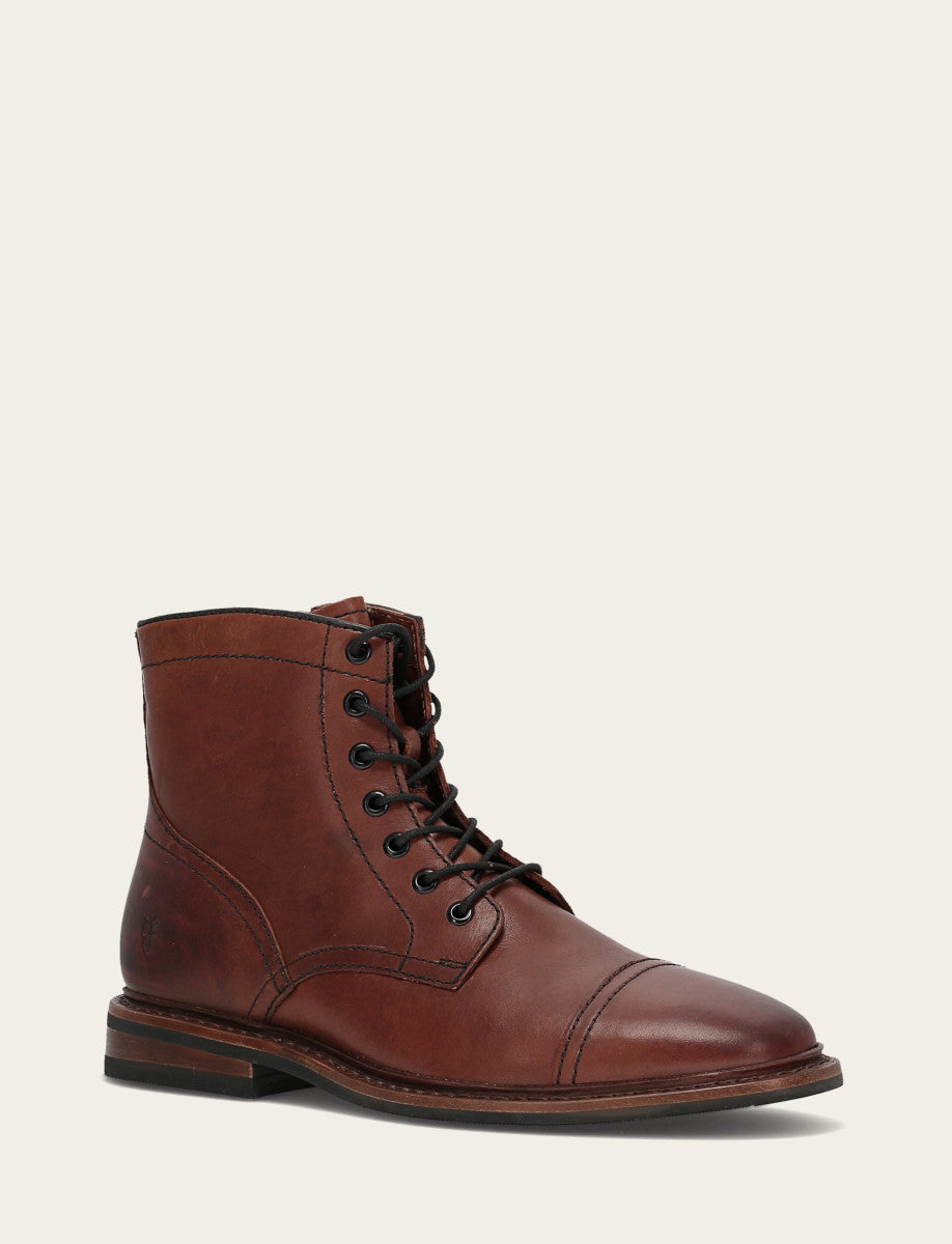 Brown Boots|Casual Frye Men's Brown Paul Mid Lace Boot