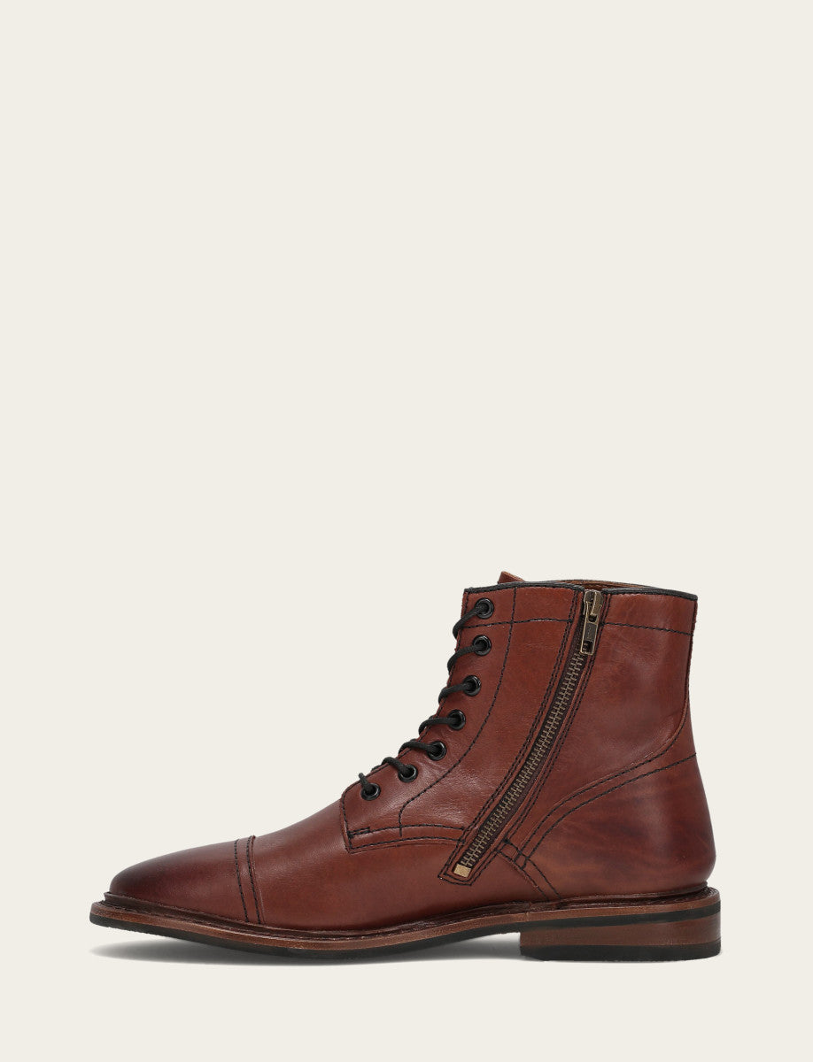 Brown Boots|Casual Frye Men's Brown Paul Mid Lace Boot