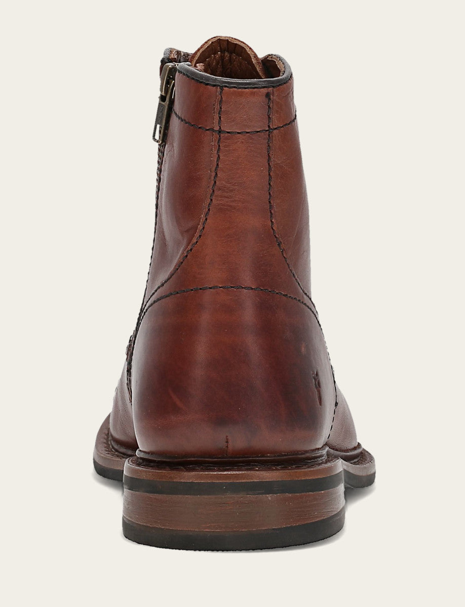 Brown Boots|Casual Frye Men's Brown Paul Mid Lace Boot