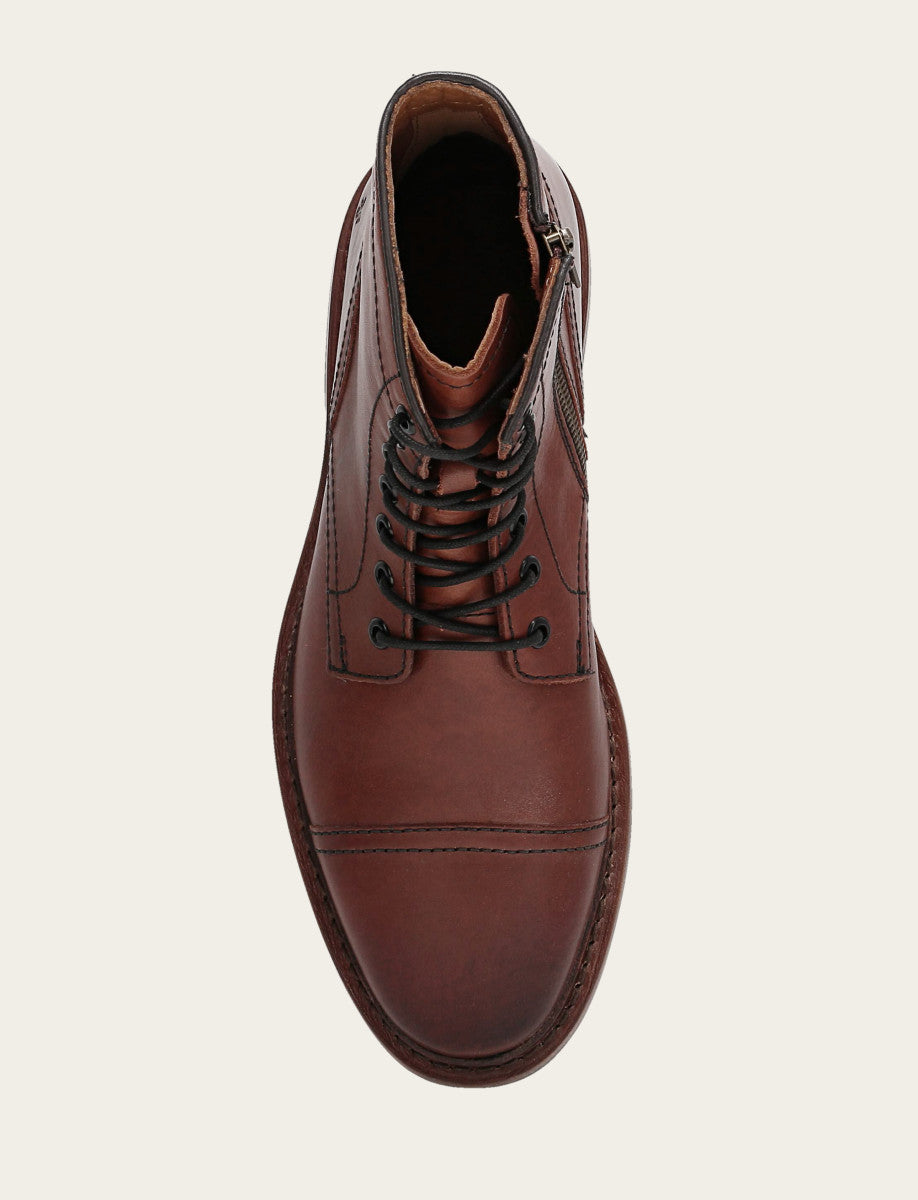 Brown Boots|Casual Frye Men's Brown Paul Mid Lace Boot