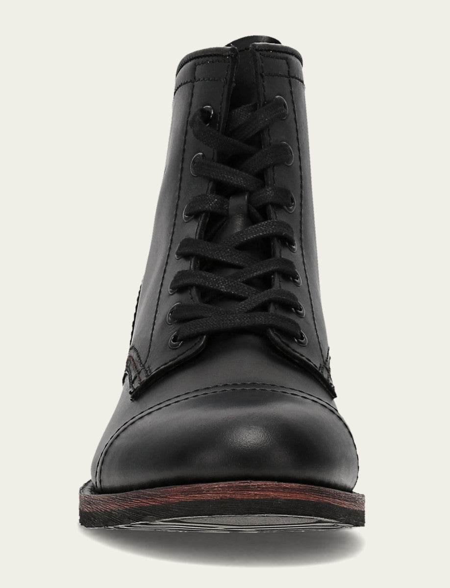 Black Boots Frye Men's Black Landon Midlace Boot