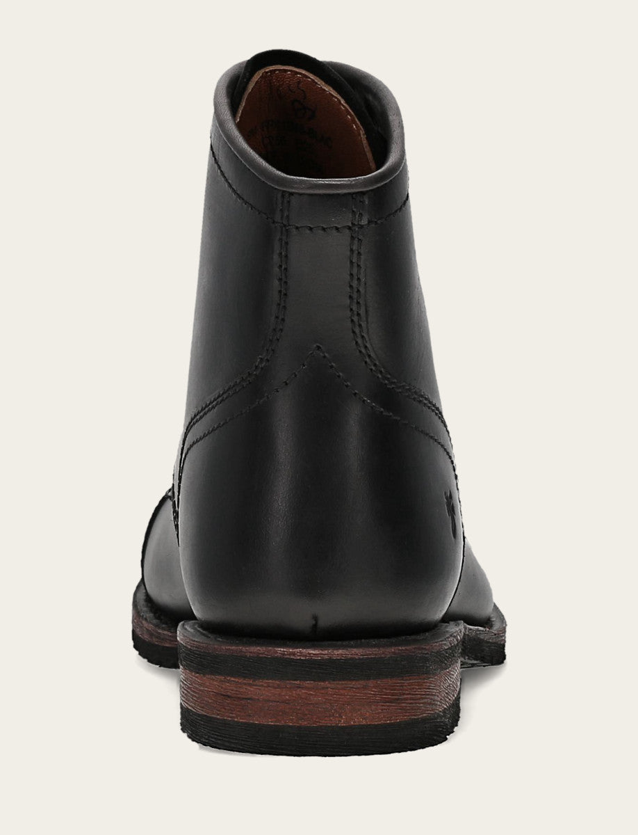 Black Boots Frye Men's Black Landon Midlace Boot