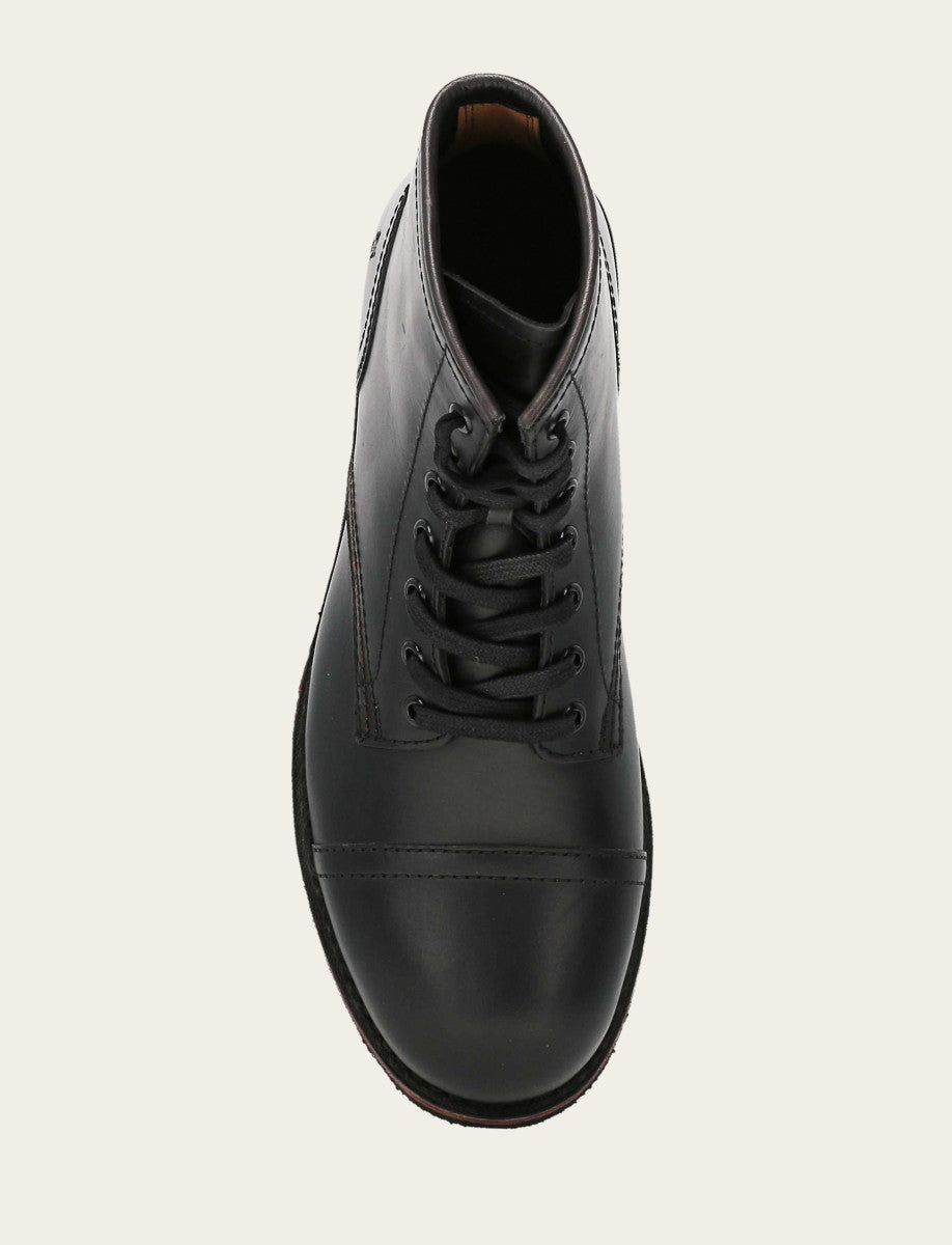 Black Boots Frye Men's Black Landon Midlace Boot