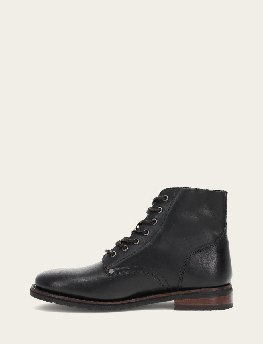 Black Boots Frye Men's Black Barrett Lace Up Boots