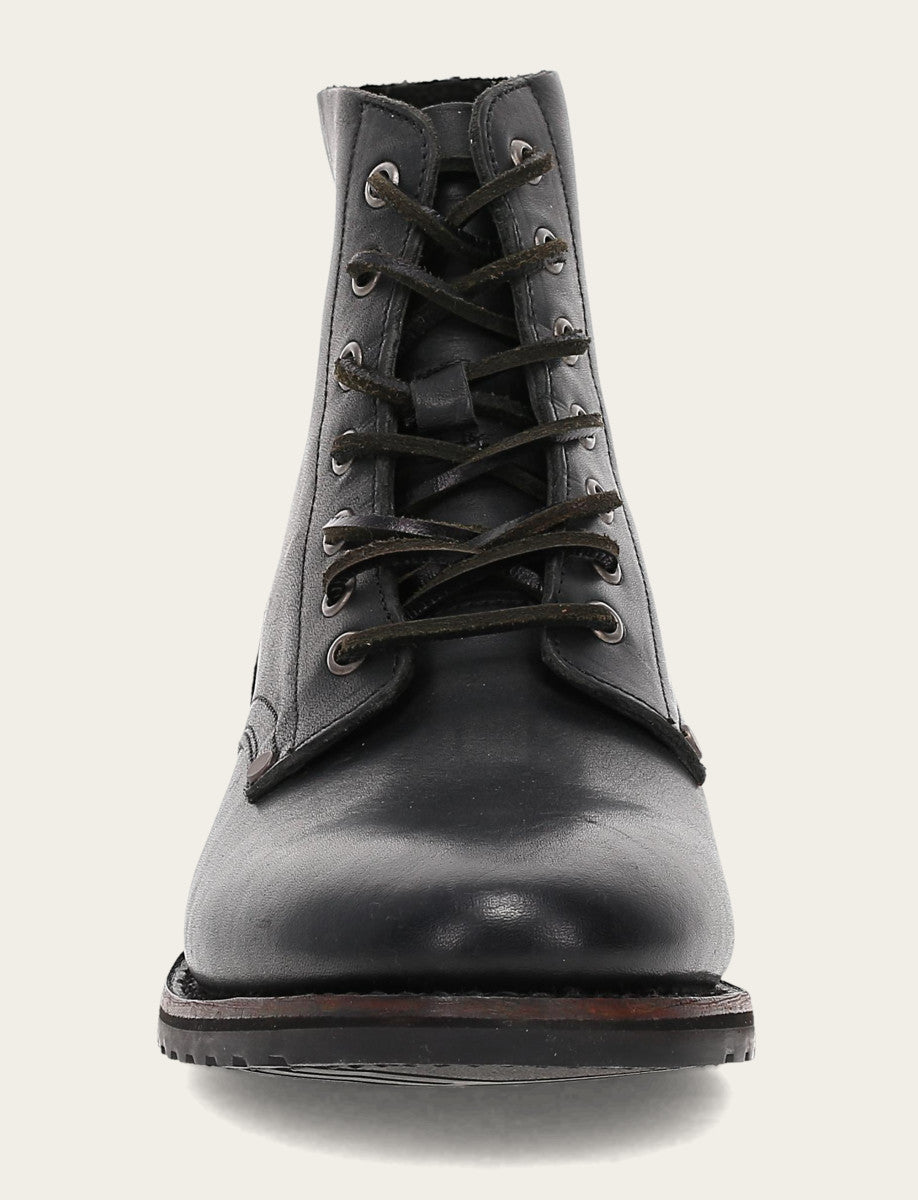 Black Boots Frye Men's Black Barrett Lace Up Boots