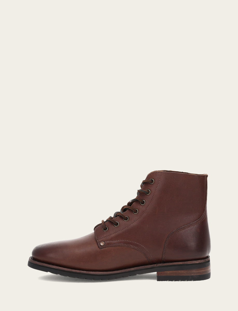Cognac Boots Frye Men's Cognac Barrett Lace Up Boots