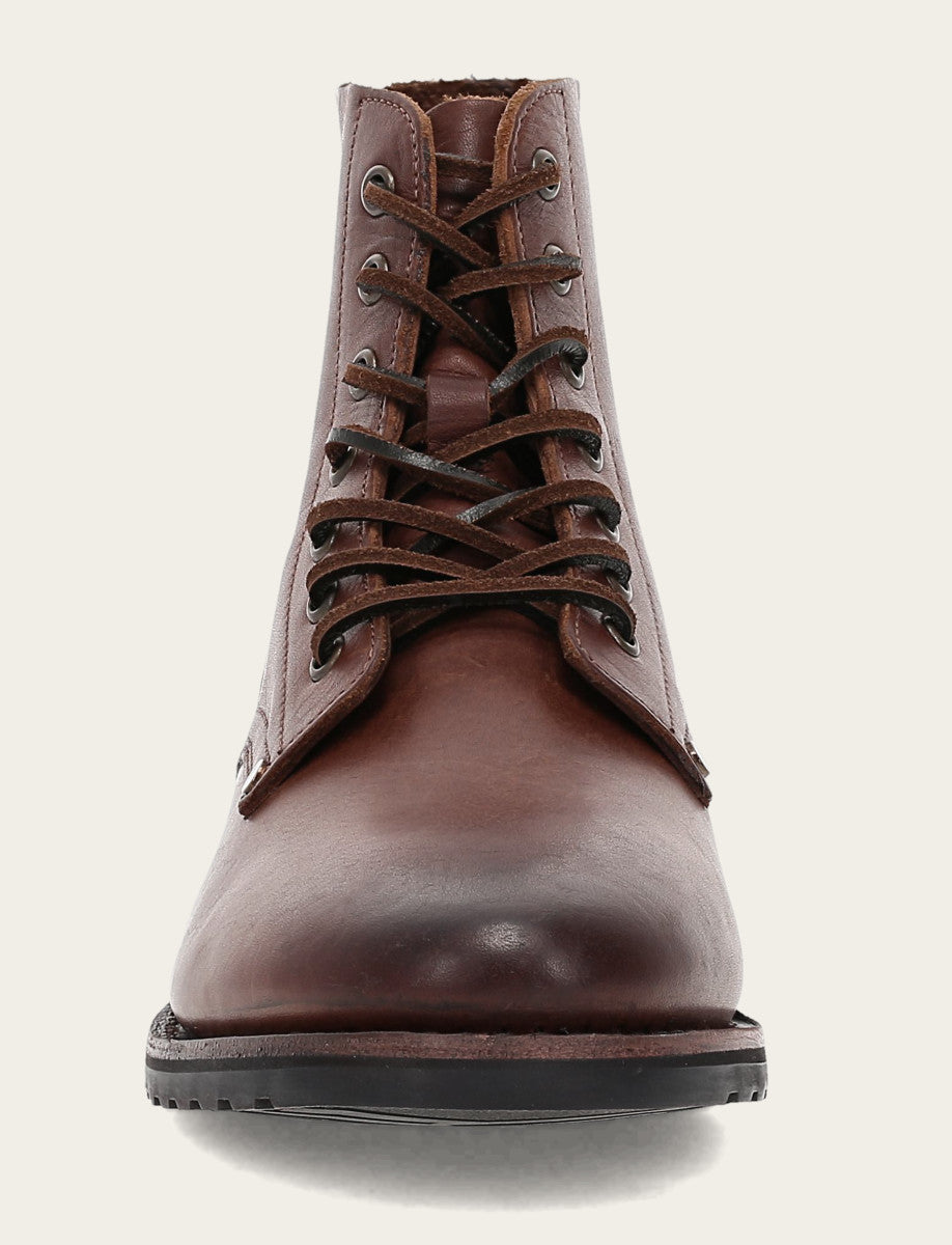 Cognac Boots Frye Men's Cognac Barrett Lace Up Boots