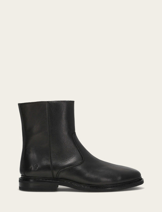 Black Boots Frye Men's Black Paul Inside Zip Boot