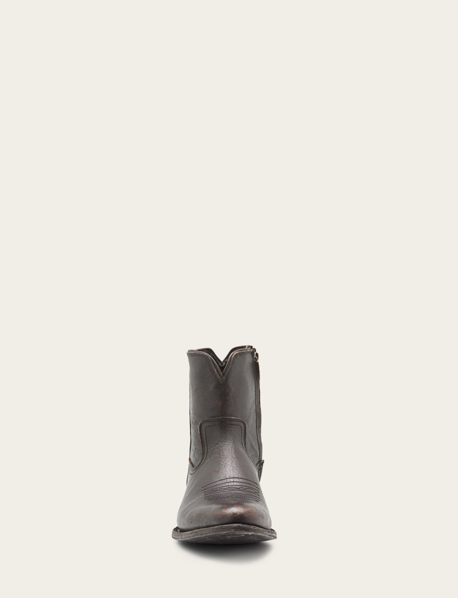 Antique Black Boots Frye Austin Inside Zip Boot