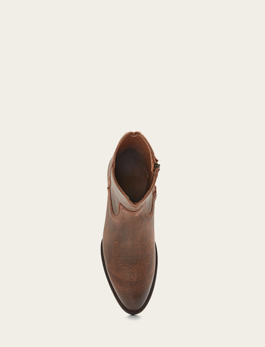 Brown Boots Frye Men's Brown Austin Inside Zip Boots