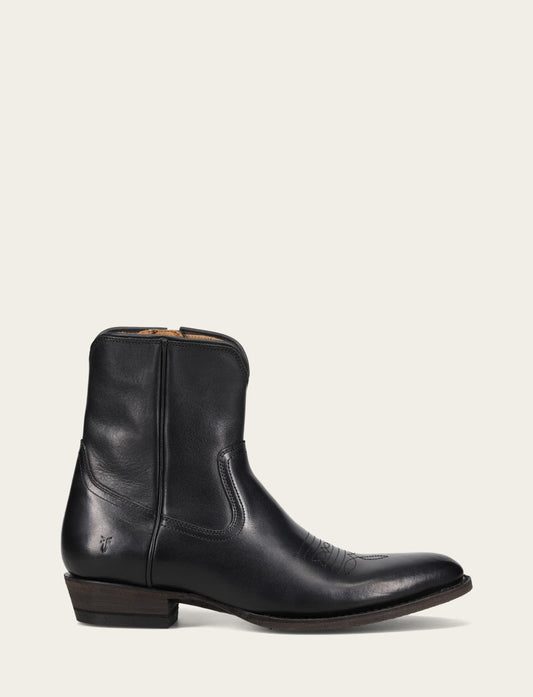 Black Boots Frye Austin Inside Zip Boot