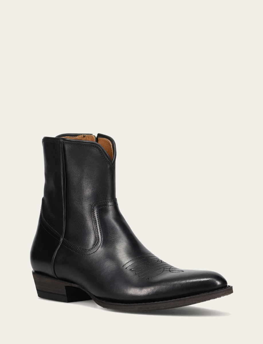 Black Boots Frye Austin Inside Zip Boot