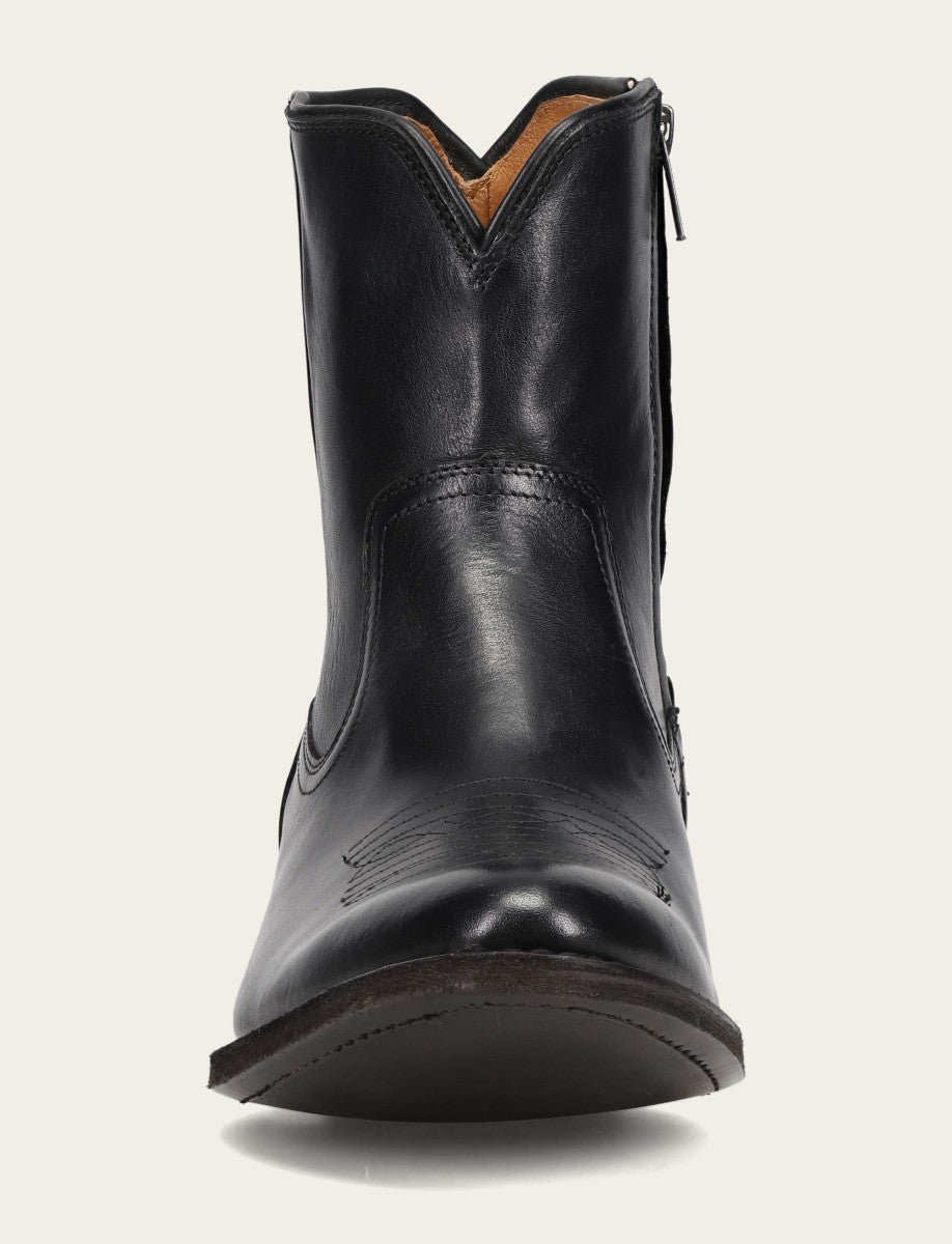 Black Boots Frye Austin Inside Zip Boot
