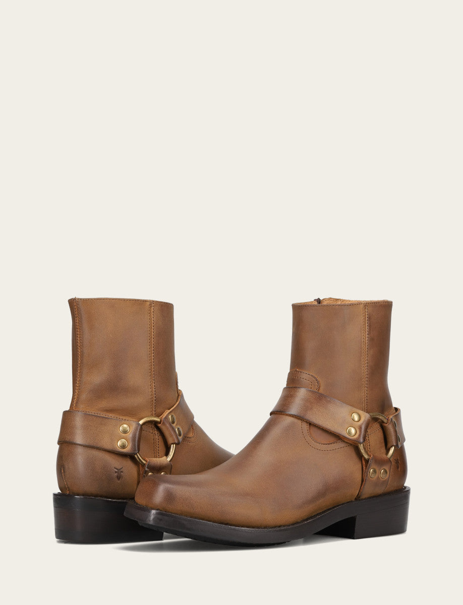 Tan Boots Frye Men's Tan Conway Harness Boot