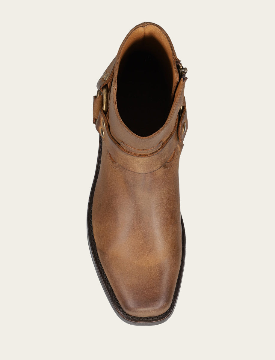 Tan Boots Frye Men's Tan Conway Harness Boot