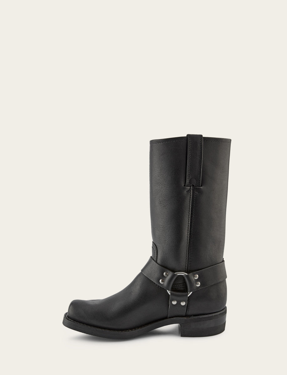 Black Boots Frye Men's Black Harness 12R Mens Boots