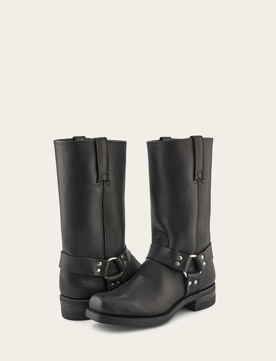 Black Boots Frye Men's Black Harness 12R Mens Boots