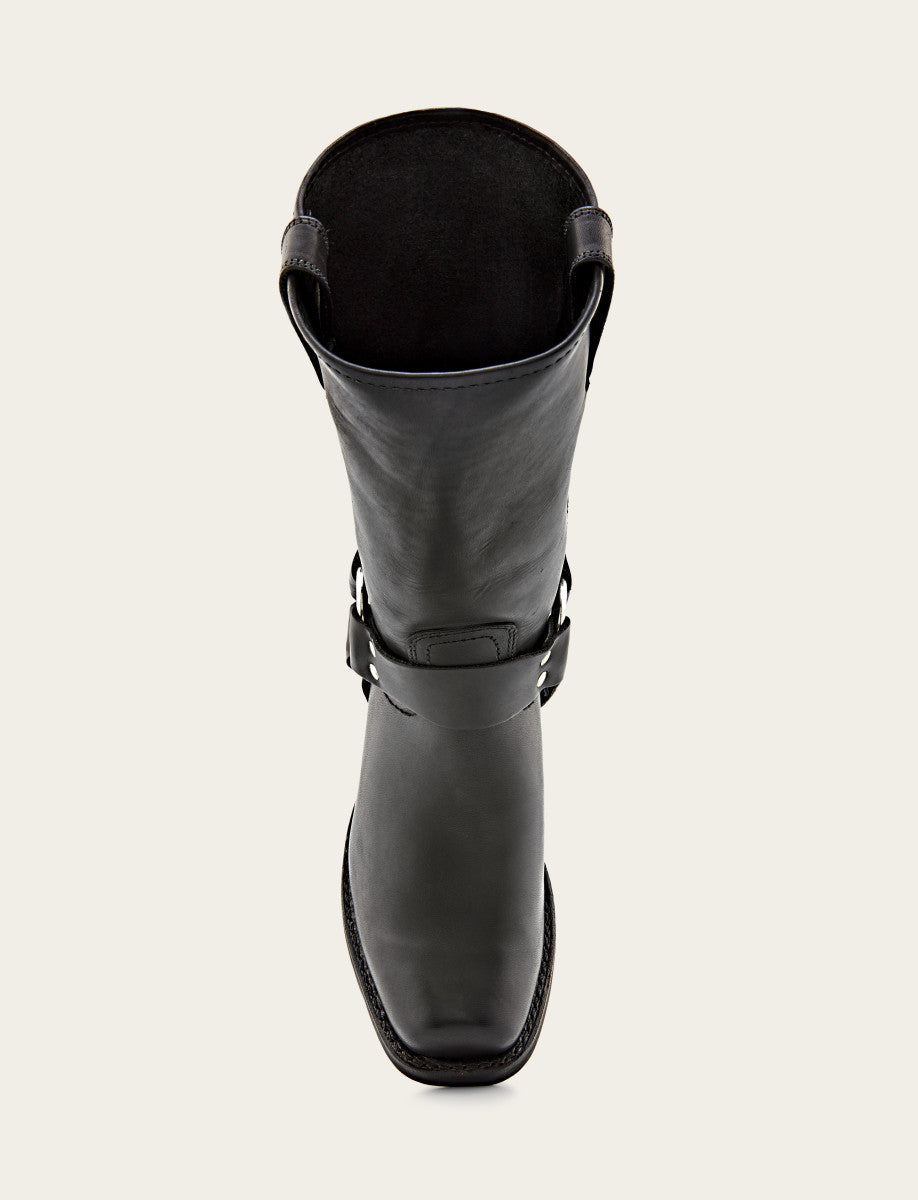 Black Boots Frye Men's Black Harness 12R Mens Boots