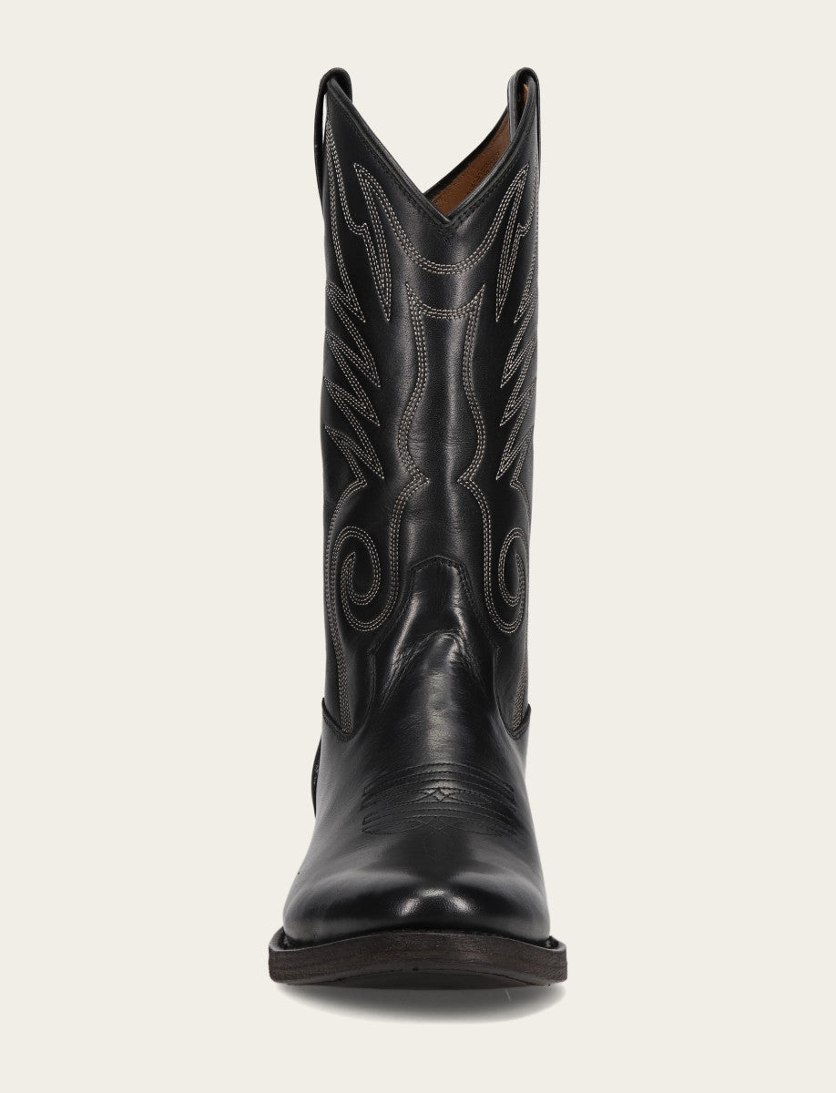 Black Boots Frye Men's Black Grady Vintage Stitch Western Boots