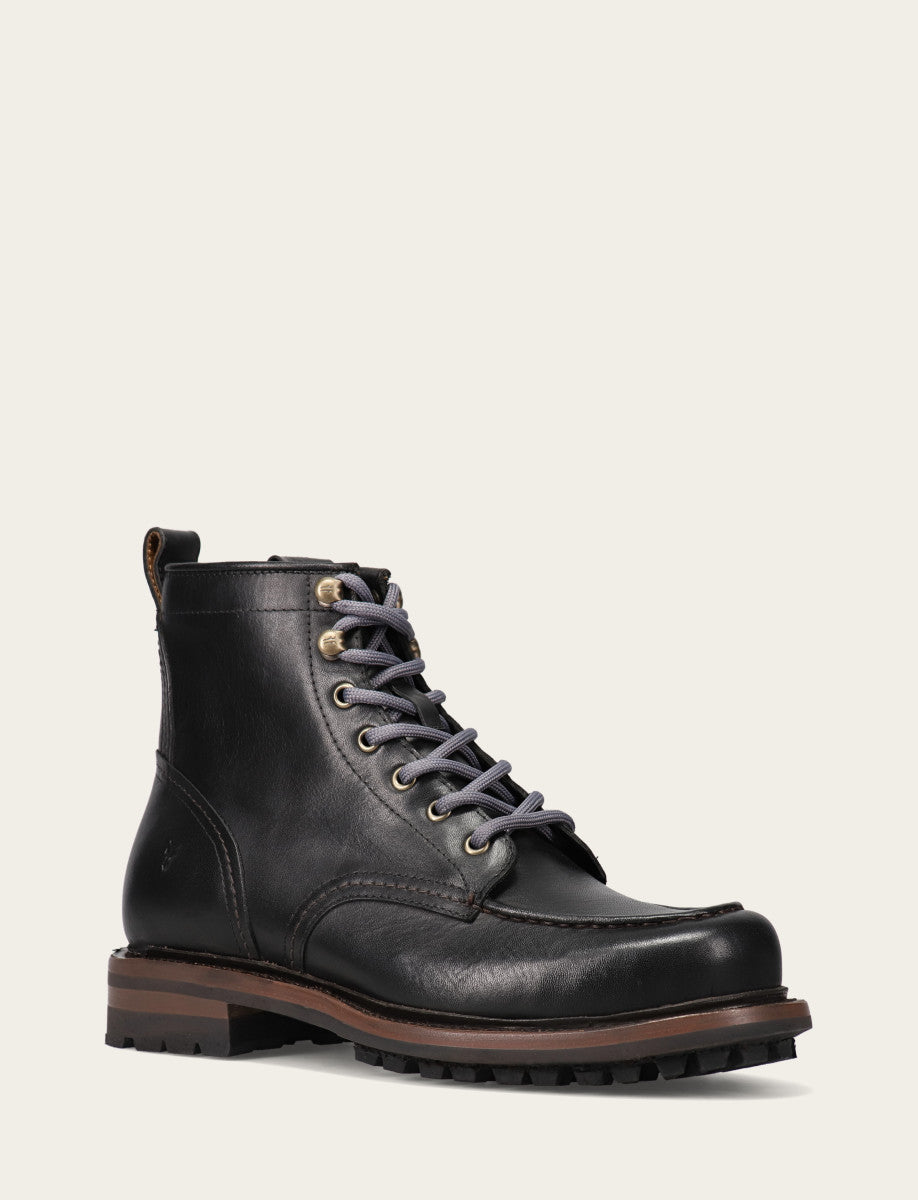 Black Boots Frye Men's Black Hudson Workboot Lug
