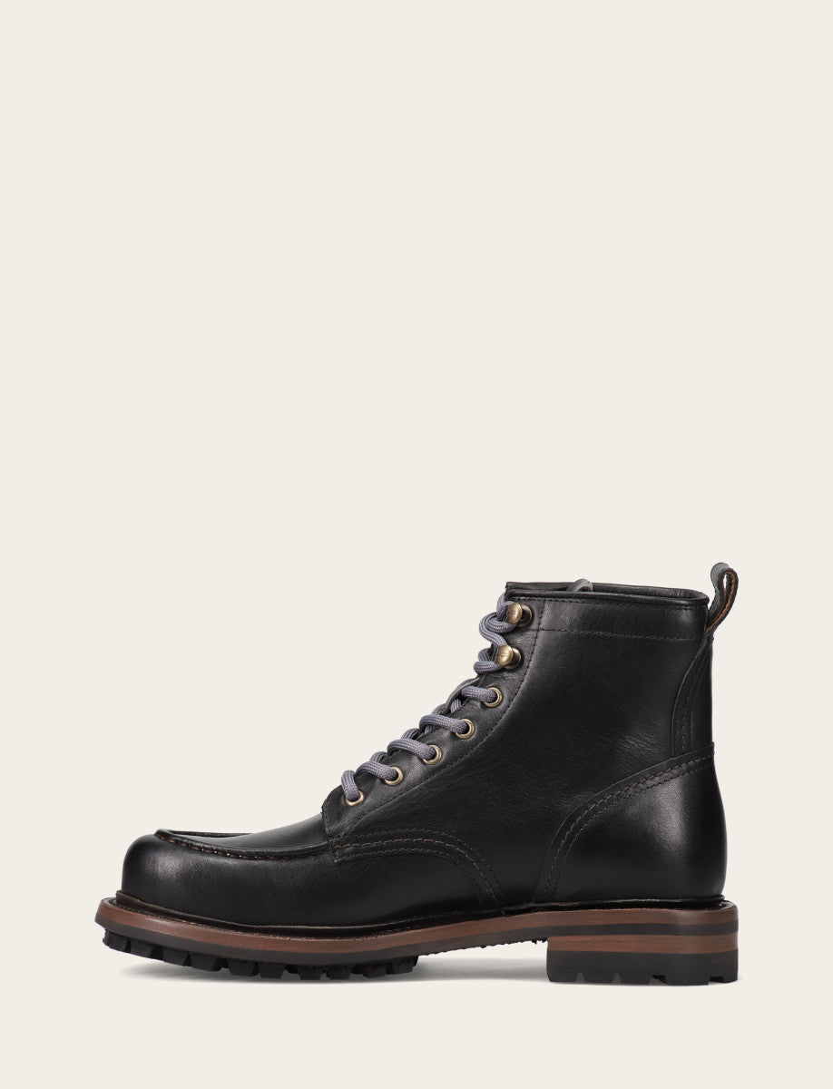 Black Boots Frye Men's Black Hudson Workboot Lug