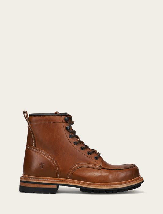 CARAMEL Boots Frye Men's Caramel Hudson Workboot Lug