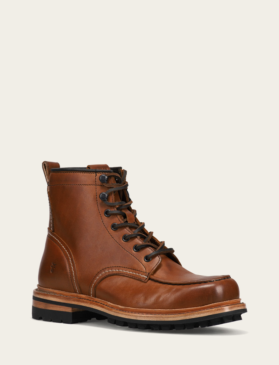 CARAMEL Boots Frye Men's Caramel Hudson Workboot Lug