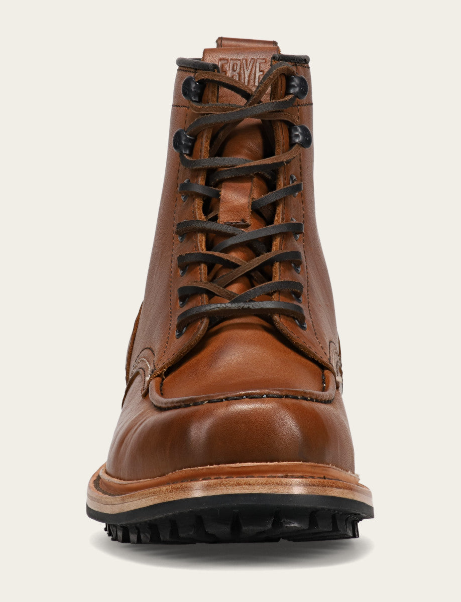 CARAMEL Boots Frye Men's Caramel Hudson Workboot Lug