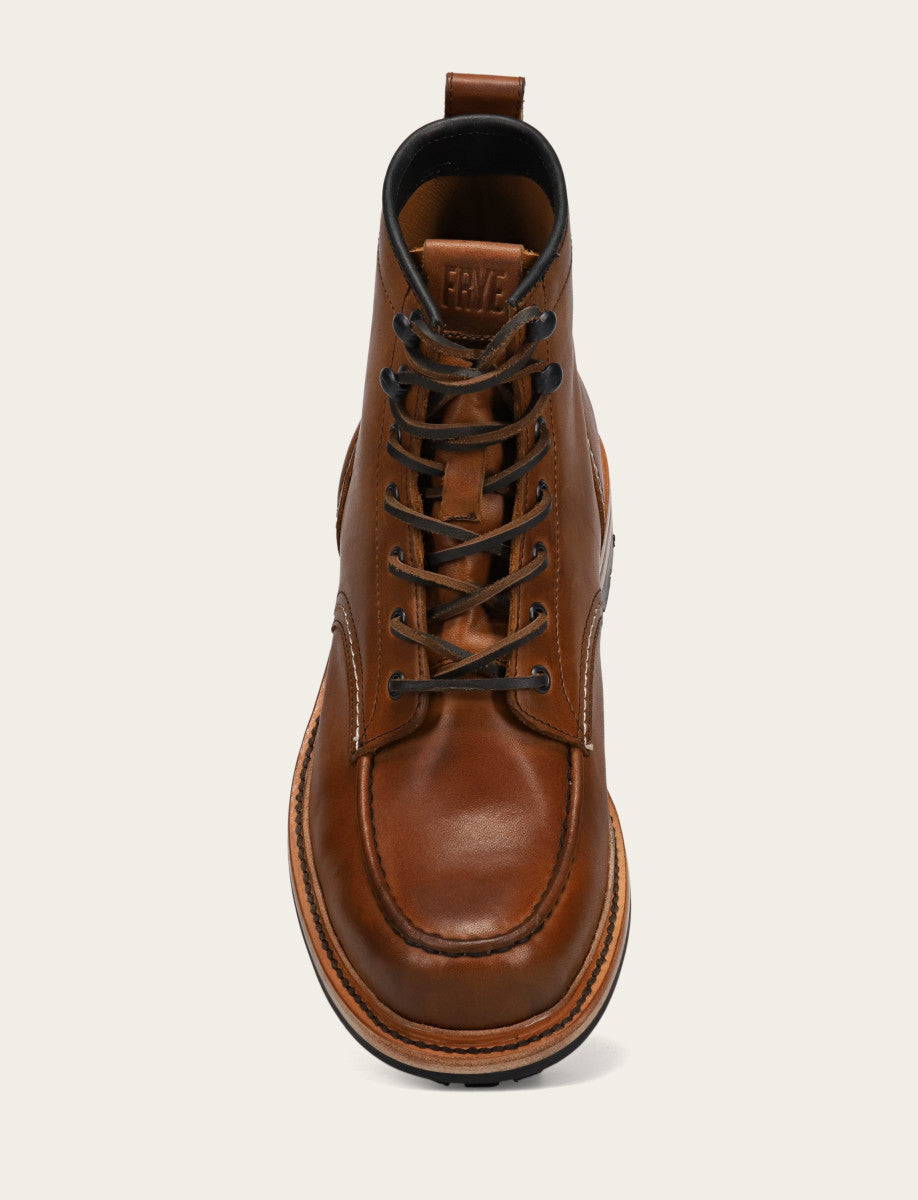 CARAMEL Boots Frye Men's Caramel Hudson Workboot Lug
