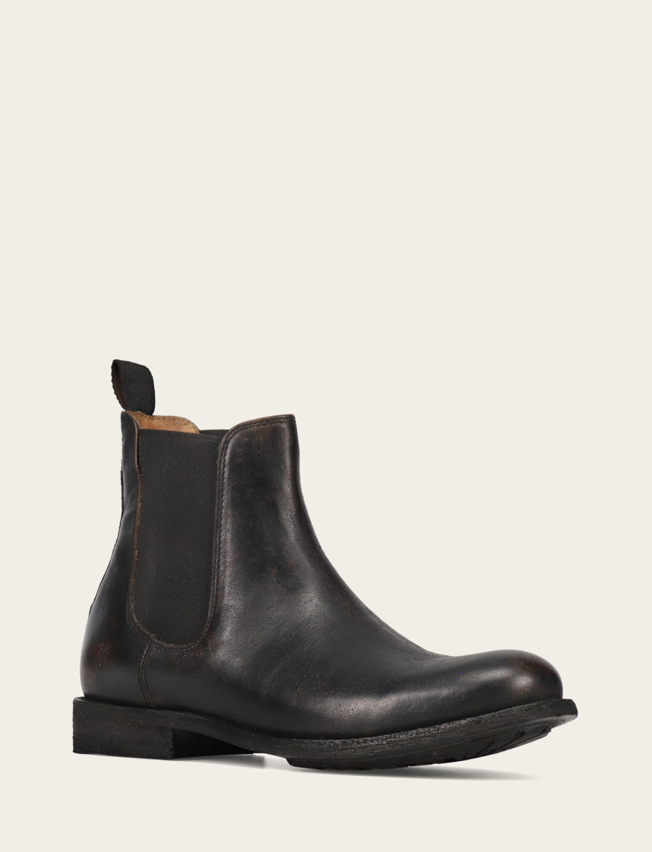 Antique Black Boots|Casual Frye Men's Antique Black Tyler Flex Chelsea Boots