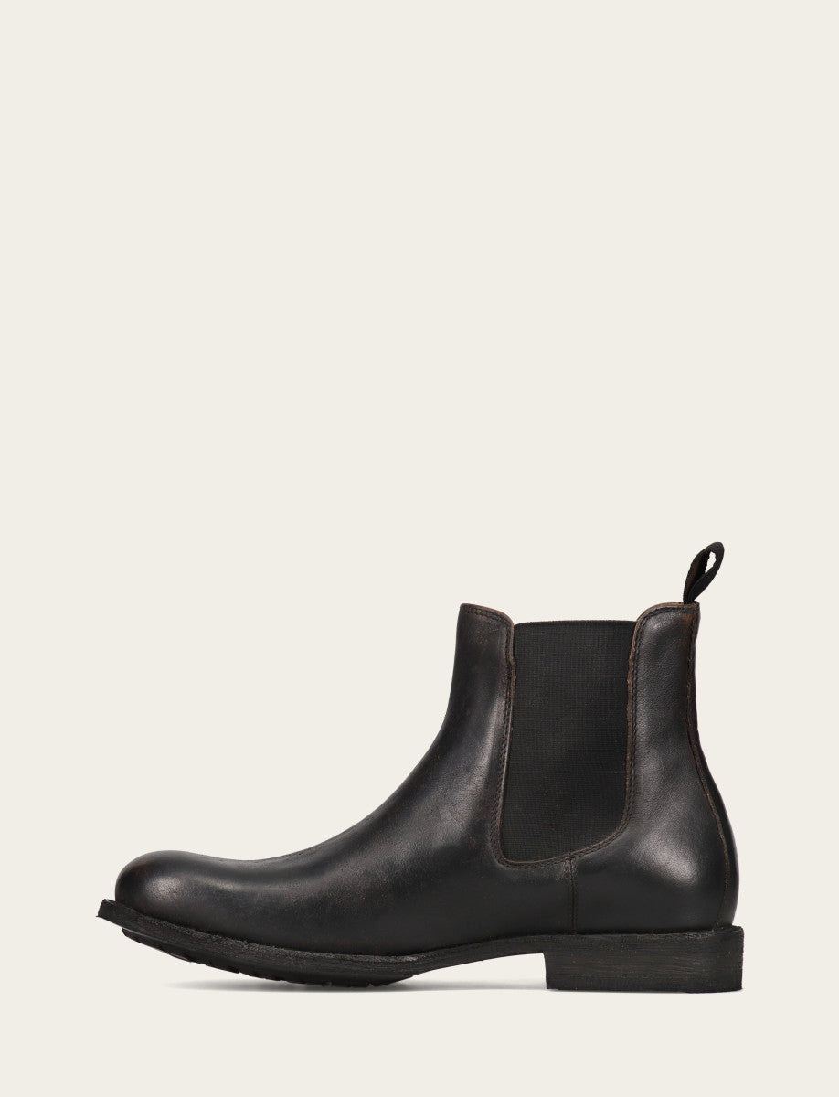 Antique Black Boots|Casual Frye Men's Antique Black Tyler Flex Chelsea Boots