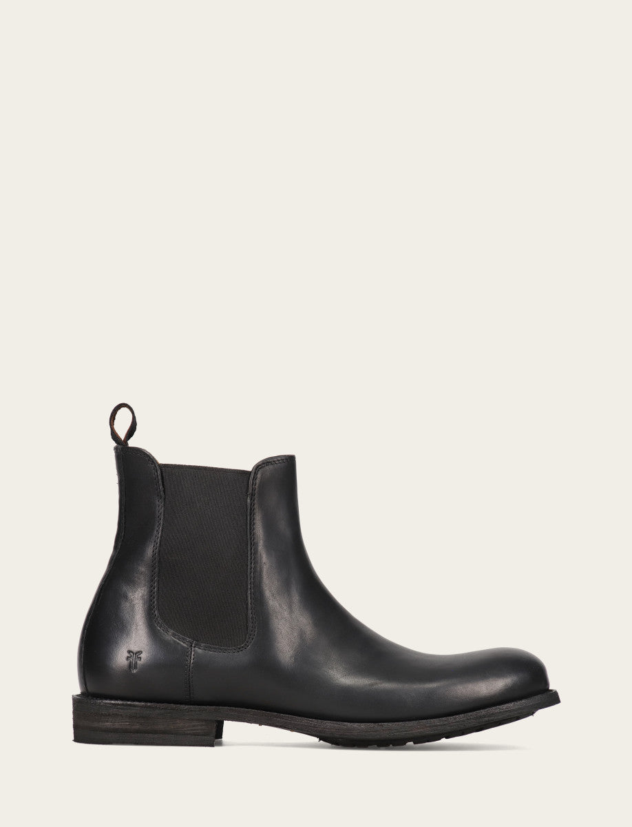 Black Boots|Casual Frye Men's Black Tyler Flex Chelsea Boots