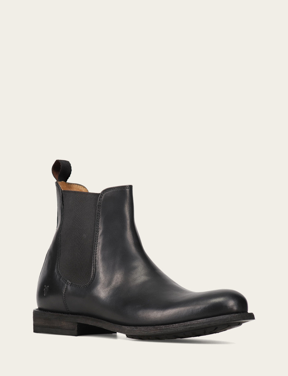 Black Boots|Casual Frye Men's Black Tyler Flex Chelsea Boots