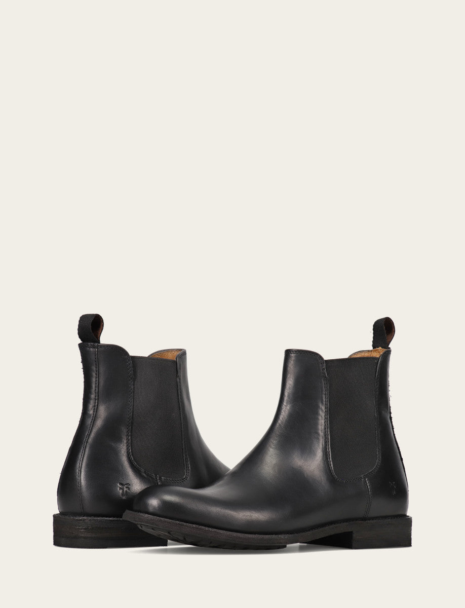 Black Boots|Casual Frye Men's Black Tyler Flex Chelsea Boots