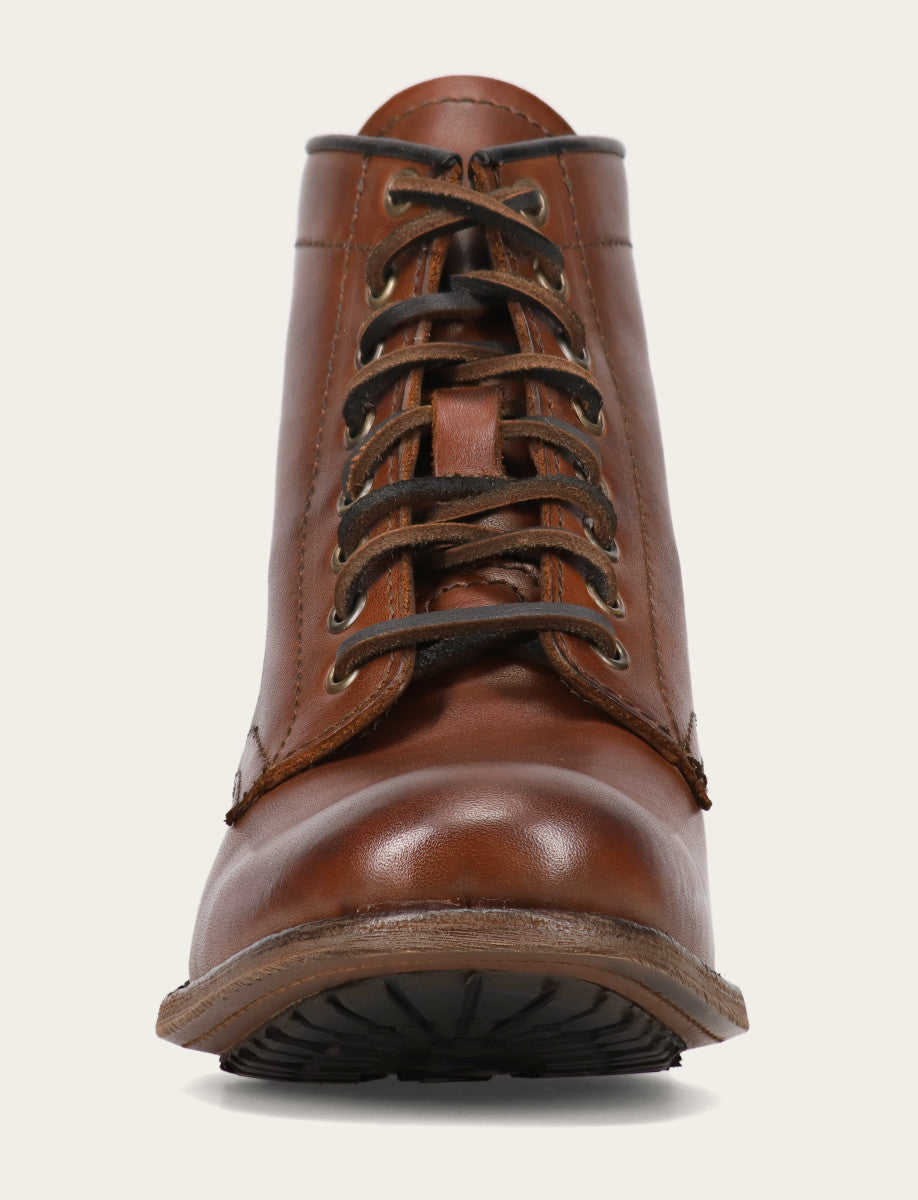 Cognac Boots|Casual Frye Men's Cognac Tyler Flex Lace Up Boots