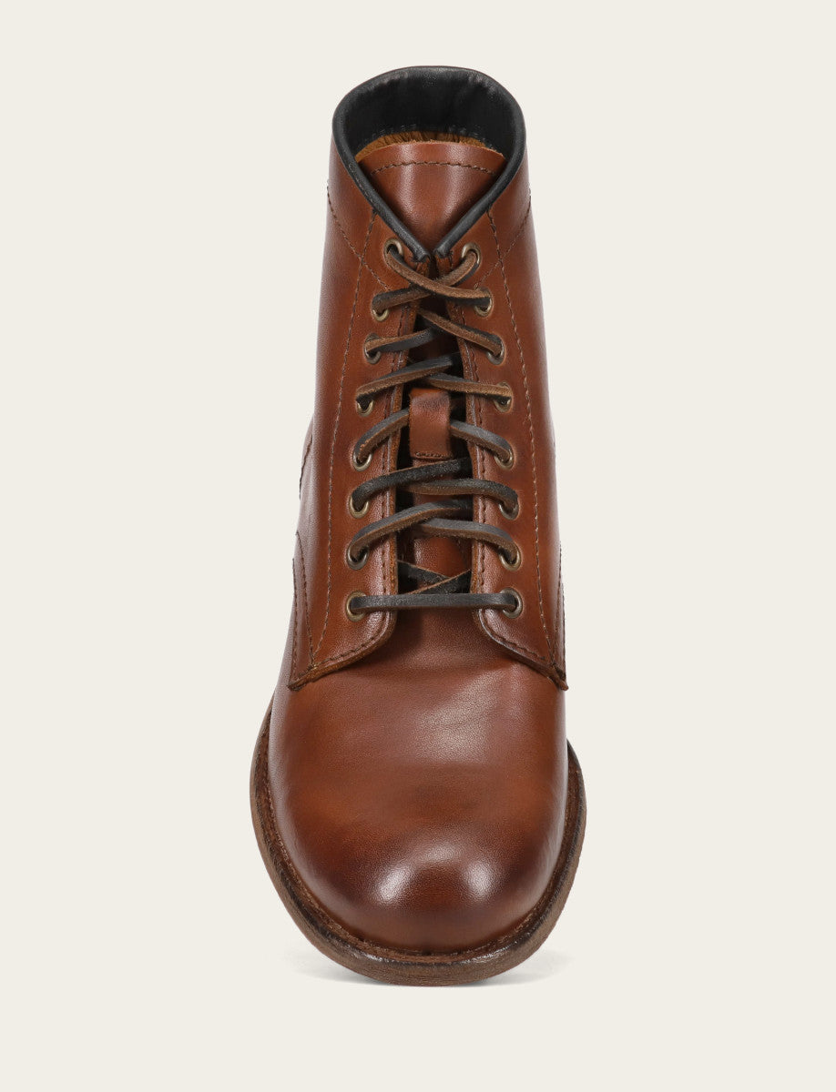 Cognac Boots|Casual Frye Men's Cognac Tyler Flex Lace Up Boots