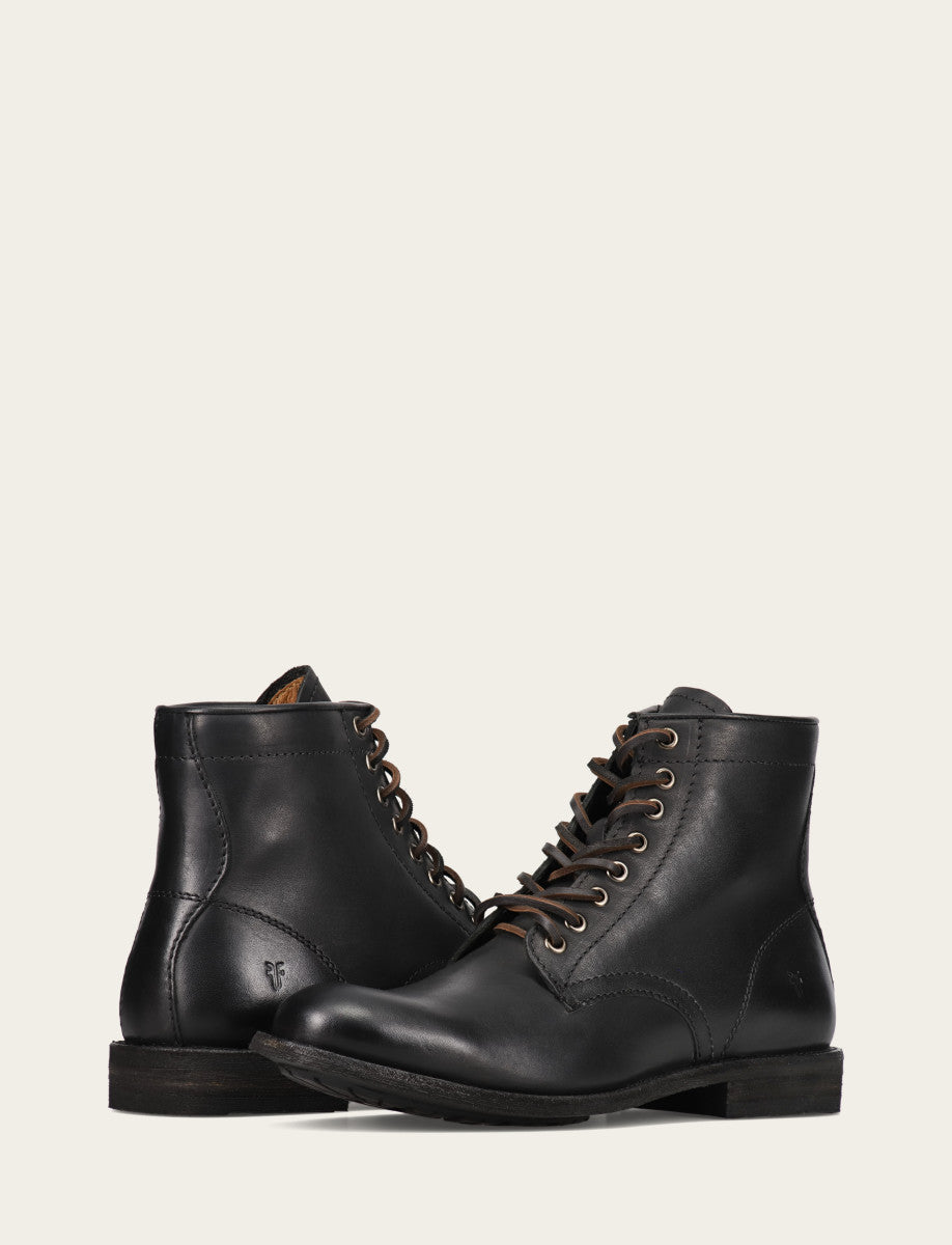 Black Boots|Casual Frye Men's Black Tyler Flex Lace Up Boots