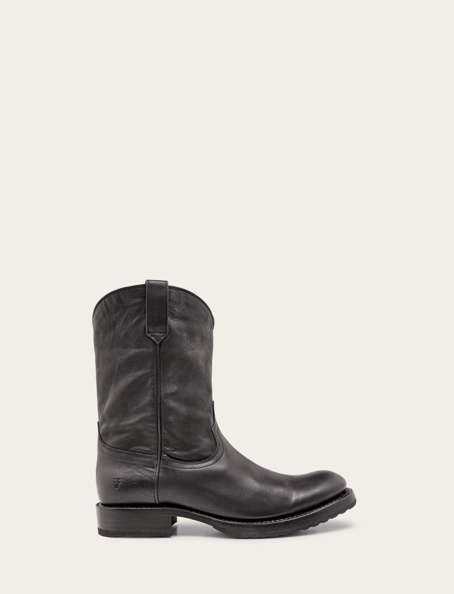 Black Boots Frye Men's Black Duke Roper Boots