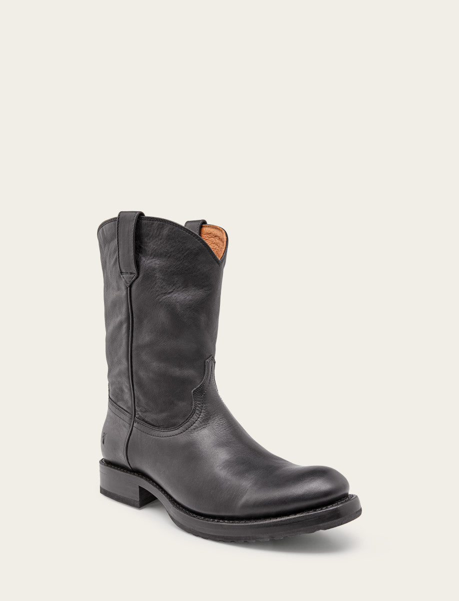 Black Boots Frye Men's Black Duke Roper Boots