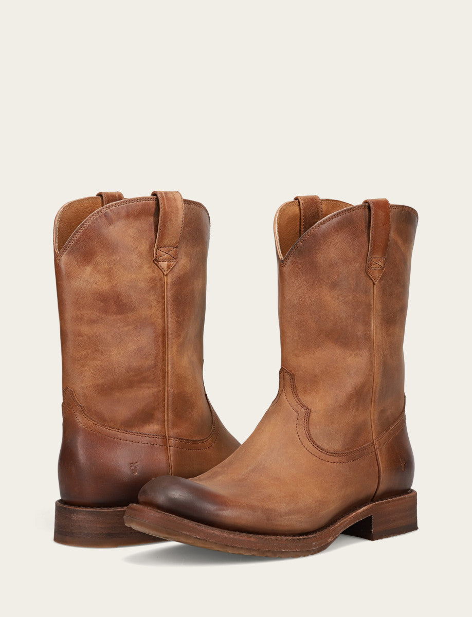 Tobacco Boots Frye Men's Tobacco Duke Roper Boots
