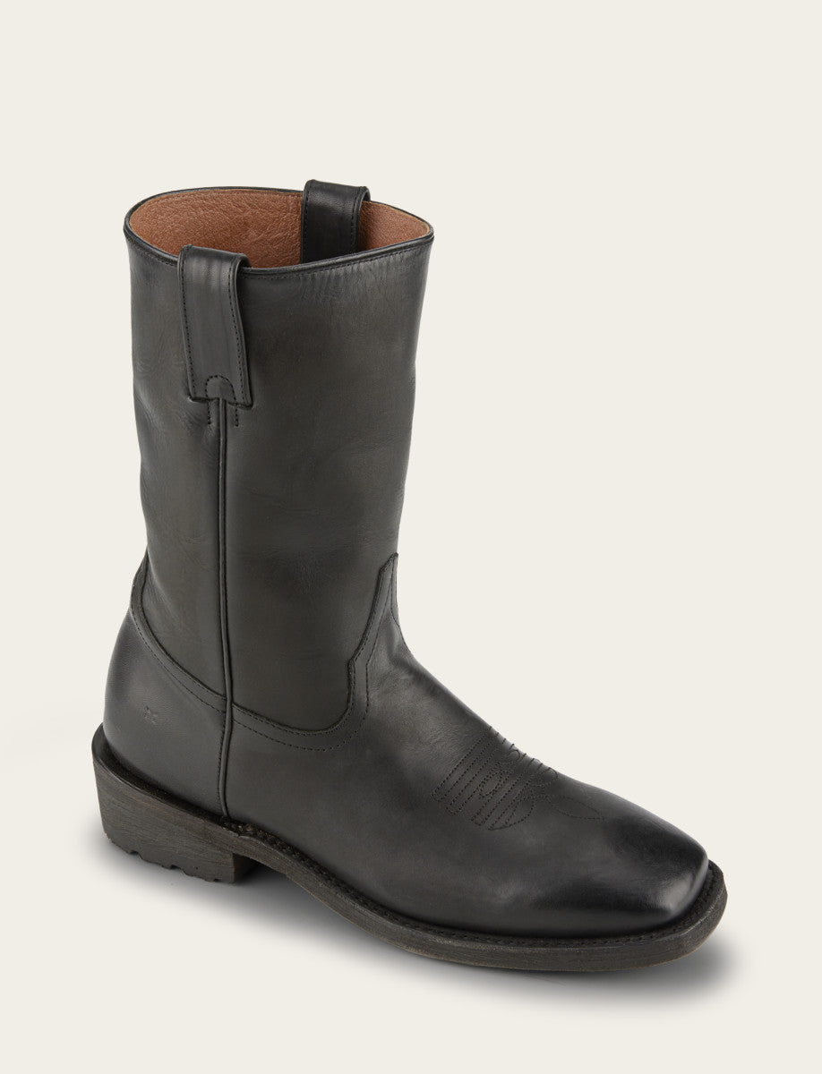 BLACK Boots Frye Men's Black Nash Roper Western Boots